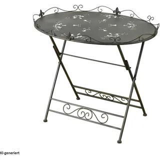 Hti-Living Beistelltisch Rostoptik Lily