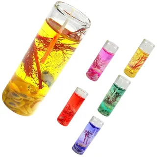 Romantische Muschel Duftkerze aus Glas mit Gelwachs | Rauchfrei, Meeresmuschel Duft, für Hochzeitsfeiern und Heimdekoration, Seelandschafts Design Zufällige Farbe