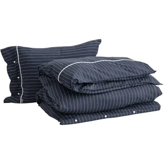 GANT Bettwäsche (Decken- und Kissen separat erhältlich) Pinstripe, Größe:Bettdeckenbezug 155 x 220 cm
