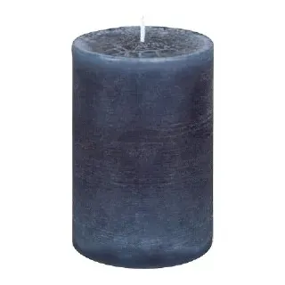 Jaspers Kerzen Stumpenkerze Rustic Petrol 15 x Ø 8 cm, Kerze in Premium Qualität, durchgefärbte Kerze für Hochzeit, Deko, Weihnachten, Adventskranz