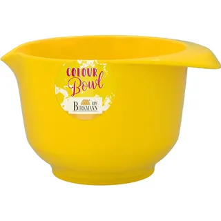 Birkmann, Colour Bowls, Rühr- und Servierschüssel, klein, 0,75 Liter, kratzfest, standfest, nachhaltig, gelb
