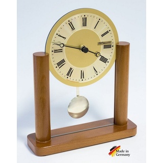 Beauty.Scouts Tischuhr Analoge Tischuhr Standuhr "Madrie" Uhr mit Pendel, 23x19 cm
