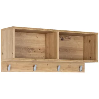 arthur berndt Wandregal, Eiche Artisan, Holzwerkstoff, 78x32x20 cm, Blauer Engel, Hergestellt in Deutschland, Kinder- & Jugendzimmer, Kindermöbel, Kinderregale