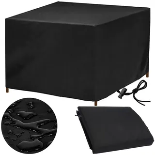 Gartenmöbel Abdeckung Wasserdicht 200x100 Abdeckung Gartenmöbel Winterfest Multi Größe Schutzhülle Abdeckplane Gartenmöbel Gartentisch Abdeckung Abdeckhaube Gartenmöbel für Tische 200x100x85cm LxWxH