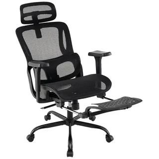 Costway Ergonomischer Bürostuhl Schwarz