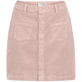 Eight 2 Nine Damen Cord Mini-Rock LETN-085 Cordrock mit sichtbarer Knopfleiste Light Rose S - S