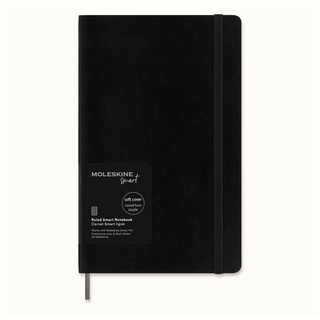 MOLESKINE Notizbuch, Smart A5, liniert, Weicher Einband schwarz
