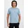 Basic Small Logo Kurzarm-T-Shirt Grey Blue XL
