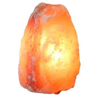 Beleuchteter Salzkristall ROCK, ca. 2-3 kg, mit Füßchen