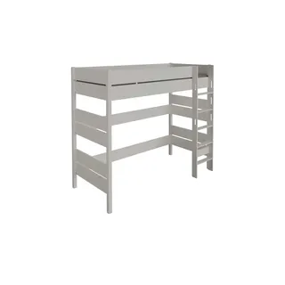 Paidi Hochbett Tiago 90 x 200 cm Buche massiv grau