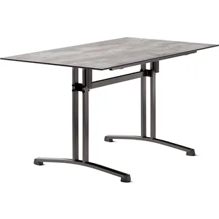 Sieger Gastro-Tisch Klapptisch 140 x 80 x 10 cm Eisengrau