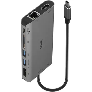 Lindy USB 3.2 Gen 1 (3.1 Gen 1) Type-C Schwarz, Grau
