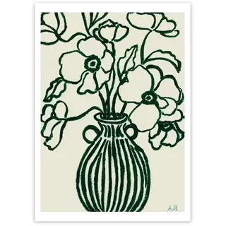 The Poster Club - Poppy Studies III von Anine Cecilie Iversen, 40 x 50 cm
