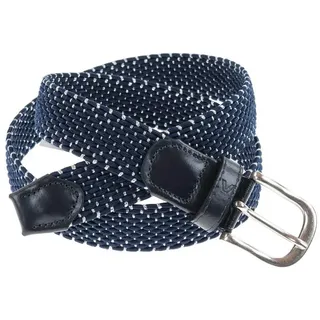 Alberto Flechtgürtel 01018778 Alberto Damen Golfgürtel Flechtgürtel geflochten mit Schließe blau 95