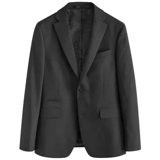 Next Baukastensakko Strukturierter Wollsakko im Slim Fit (1-tlg) schwarz 24 (GB: 38S)