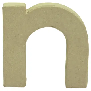 Décopatch AC826C - Kleiner Buchstabe aus Pappmaché, n 1,5x8,5x8,5cm, perfekte Deko für das Zuhause, 1 Stück
