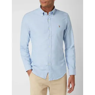 Ralph Lauren Slim Fit Langarmhemd Blau S