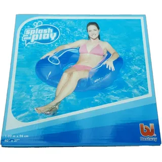 Schwimmbadliege Schwimmsessel Pool Liege blau Rückenlehne Bestway  NEU/OVP  DHL