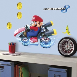 Room Mates 54388 Riesenwandsticker "Nintendo - Mario Kart 8", mehrfarbig