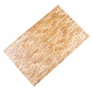 Haushalt International Duschmatte Bambus-Duschmatte / Badvorleger Maße: ca. 50 x 80cm braun