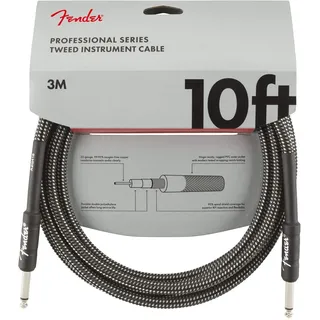 Fender Professional Instrumentenkabel 3m gerade, Gray Tweed