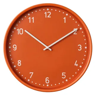 IKEA BONDIS Wanduhr orange