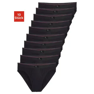 LE JOGGER Slips schwarz S 10er Pack