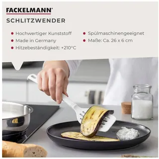 FACKELMANN Pfannenwender Schlitzwender, Pfannenwender, Küchenwender, Bratenwender, Wender