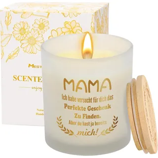 Duftkerzen Geschenkset Mama Muttertag Lavendelkerze Entspannung 100% Sojawachs