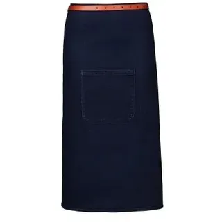 Exner 1890831 - Vorbinder/Bistroschürze im Jeanslook, stretch, B 80 x L 75 cm, Fb. navy