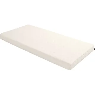 Kaltschaummatratze Mehrzonen Airwell® Drell, 7-Zonen Wendematratze mit Gel-Schaumlage, PAIDI, 14 cm hoch, (Verschiedene Größen, Cremefarben, H2, 60°C waschbarer Bezug), Kinder- und Jugendseite, atmungsaktiv, strapazierfähig, Mischgewebe weiß 90 cm x 200 cm x 14 cm