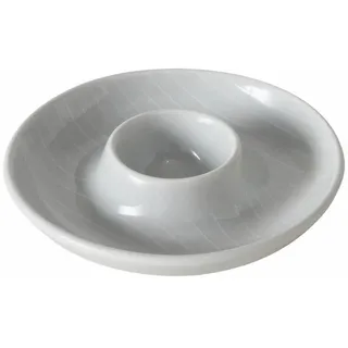 Boltze Home Eierbecher, Grau, Keramik, 12.8x2.8x12.8 cm, Tischkultur & Servieren, Eierbecher
