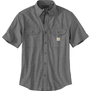 Carhartt Fort Loose SS Shirt light black chambray (N74) XL REG