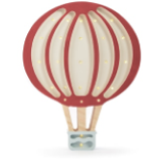 Lampe Heißluftballon, maroon | Little Lights