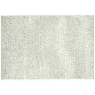 Handgewebter Naturteppich  Ruhpolding , beige , Wolle , Maße (cm): B: 130 H: 2