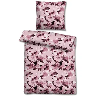 sleezzze Biber Baumwolle Pink 155 x 220 cm + 80 x 80 cm