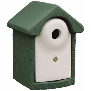 Cj Wildlife Nistkasten Holzbeton 24 x 19 cm, Ø 32 mm, grün/weiß