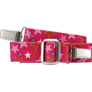 Playshoes Elastik-Gürtel Kunstleder Clip Blau/Pink/Rosa 74-110
