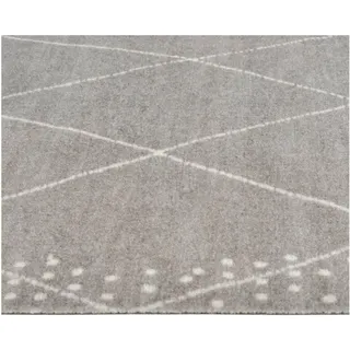 vidaXL Amani Küchenläufer 60 x 300 cm Grau/Silber