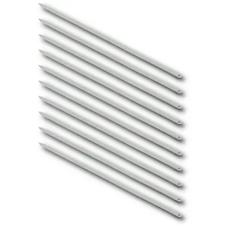 HOOZ 10 Stück Grillspieße Edelstahl Lang, 44 cm Fleischgabel Extra Lang
