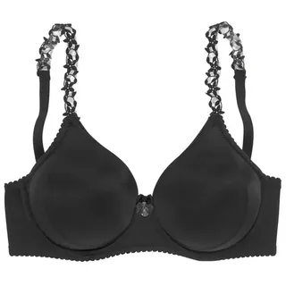 nuance by lascana T-Shirt-BH Damen schwarz Gr.75E