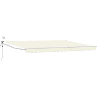 vidaXL Elektrische Ausziehbare Markise 5 x 3 m beige