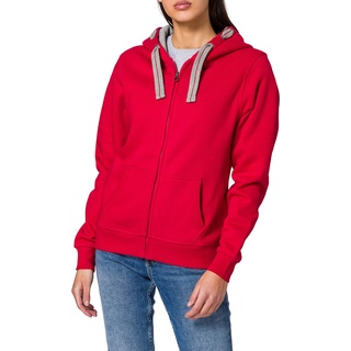 HRM Damen Jacket F hoodie, Rot, 3XL EU