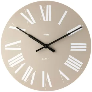 Alessi "Firenze Wanduhr aus ABS, Quarzwerk, grau