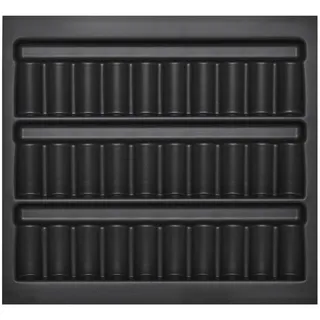SOTech ORGA-BOX Gewürzgläsereinsatz Gewürzdoseneinsatz 513 x 28 x 473 mm Lavagrau Für Blum 60er Korpusbreite