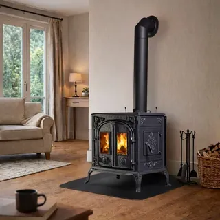 GLOBEFIRE Gussofen »Comet«, schwarz, Gusseisen, 9,2 kW