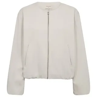 FREEQUENT Blouson FQNANNI-JACKET ohne Kragen, mit Reißverschluss beige L (40)