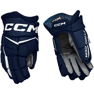 Ccm JetSpeed FT880 Senior Eishockeyhandschuhe (Navy/Weiß, 14''/36 cm)