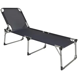 Garden Pleasure ABACO Sonnenliege 214 x 70 x 0 cm Anthrazit
