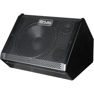 Coolmusic DM80 AMP 80 Watt Elektronischer Drumverstärker Keyboard-Verstärker mit Aux In und Bluetooth, 2 Eingänge, 3-Band EQ und DI OUT